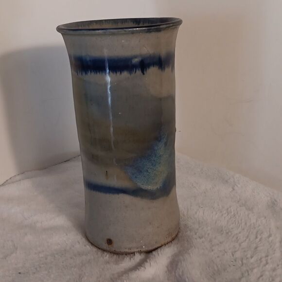 Art Pottery Mug Stein 7" Tall - Picture 2 of 6